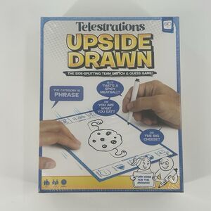 Telestrations Upside Drawn - The Side-Splitting Team Sketch And Guess Game NEW